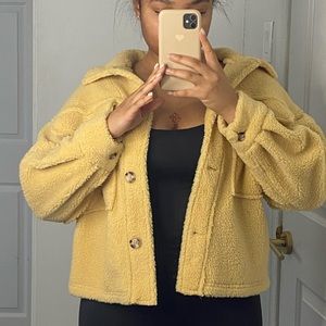 Yellow Teddy Jacket